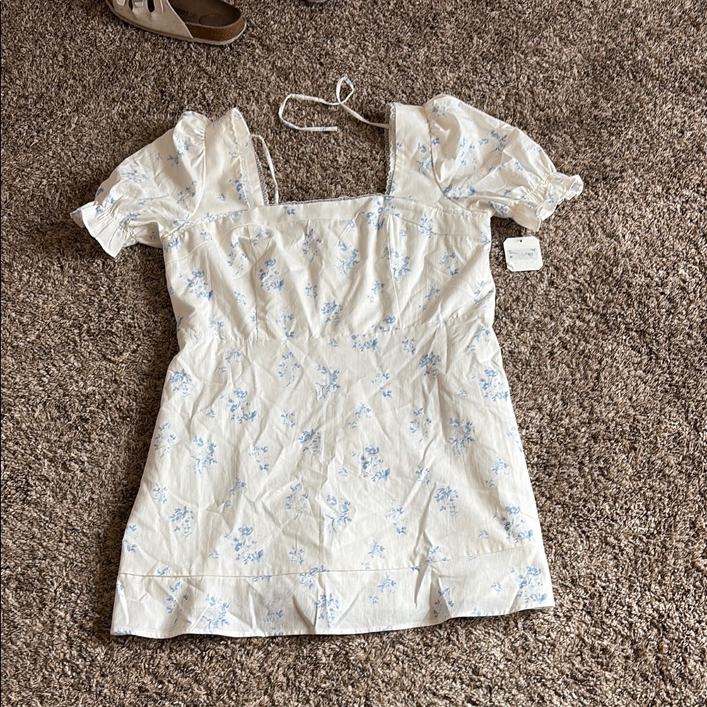 Floral Puff Sleeve Top